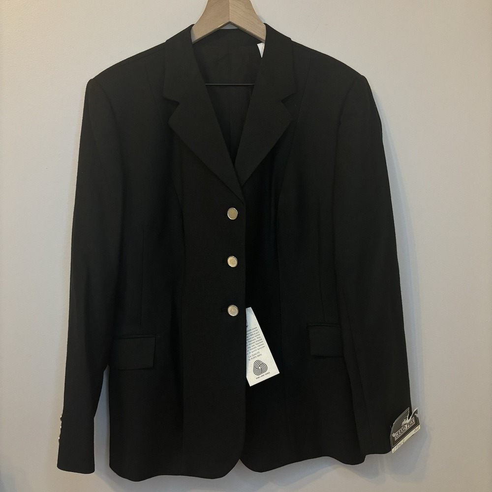 Woolmark Grand Prix Blazer Women 20R Wool Riding Equestrian Jacket Navy Canada